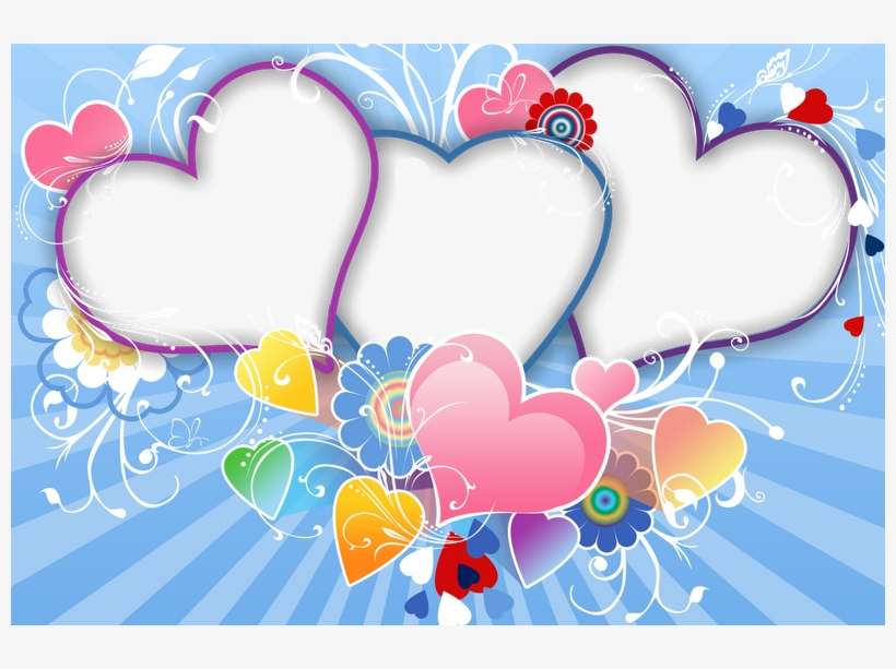 Molduras Para Casamento Em Png - Heart, transparent png download