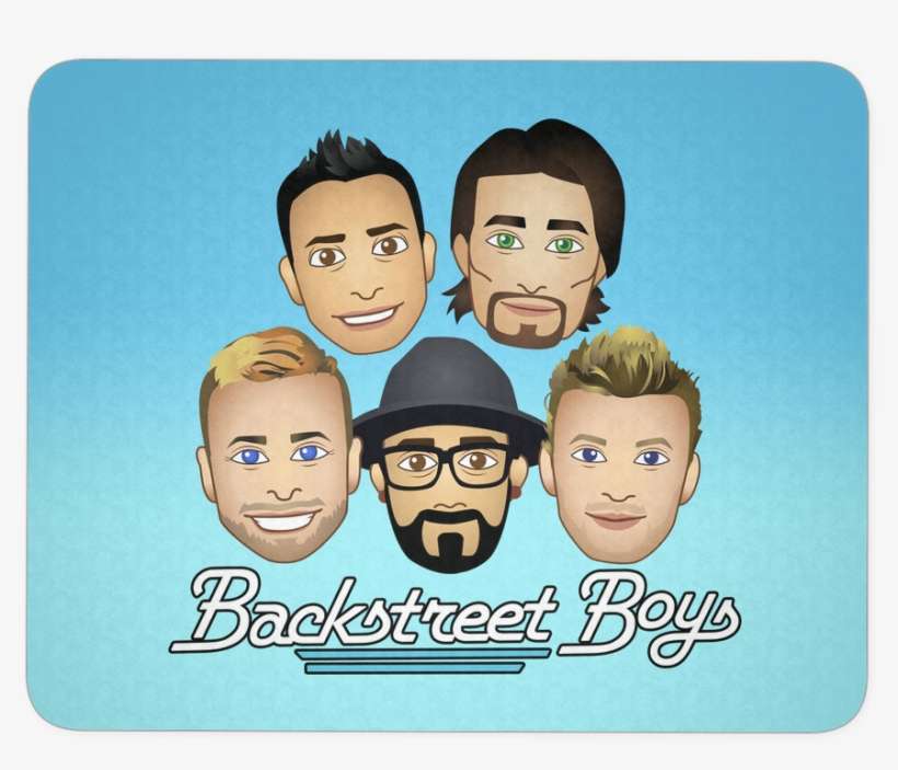Bsb Emoji Mousepad - Backstreet Boys Emoji, transparent png download