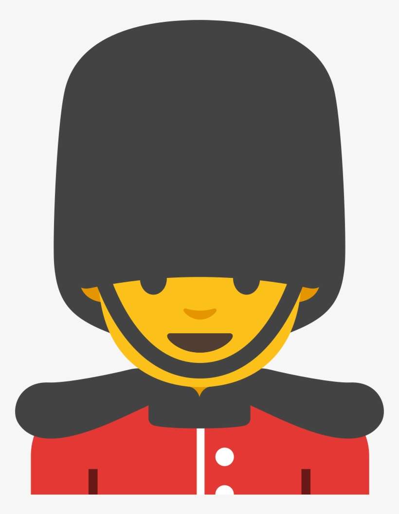File - Emoji U1f482 - Svg - Emoji Guardia, transparent png download