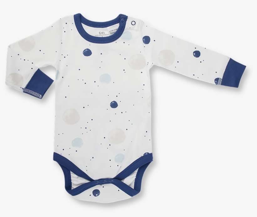 Jet Stream Orbit Long Sleeve Bodysuit - Infant Bodysuit, transparent png download