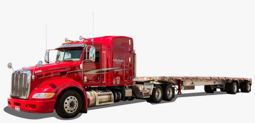 Truck - Flatbed Trailer Truck Png, transparent png download