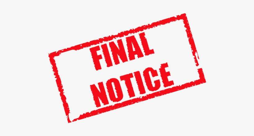 2018 Hoa Fees Are Due - Rent Is Due Square Sticker 3" X 3", transparent png download