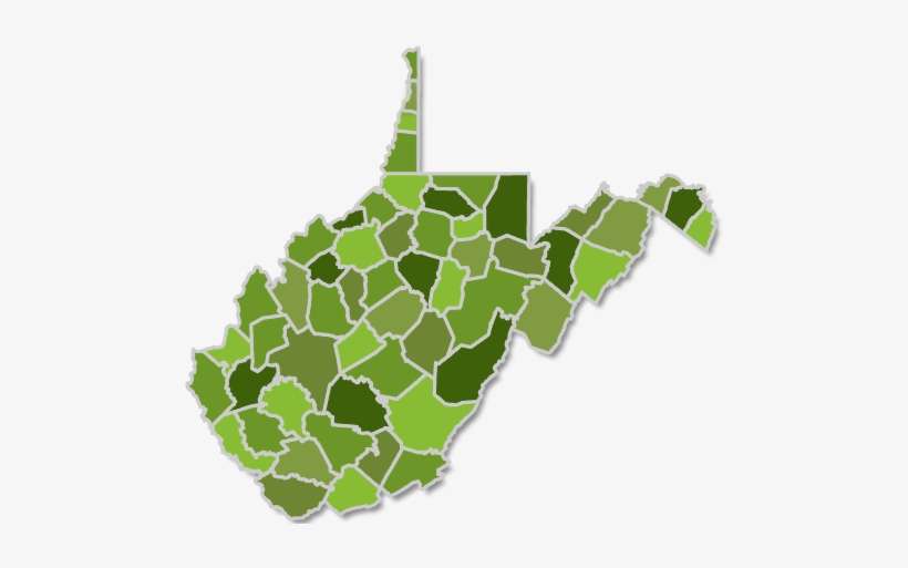Wv County Map - Unemployment Rate In West Virginia, transparent png download