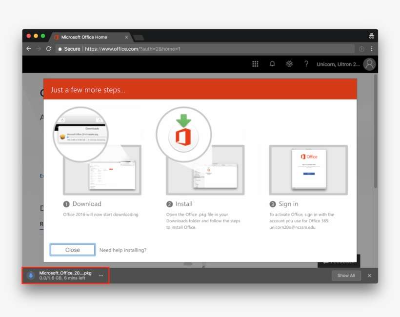 Office365 Mac 2018 11 - Portable Network Graphics, transparent png download