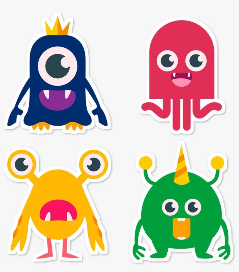 Related Wallpapers - Monstrinhos Coloridos, transparent png download