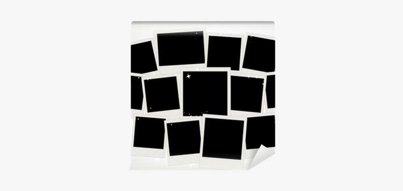 Frames Collage With Butterfly Decoration, Place For - Collage De Fotos Vacio, transparent png download