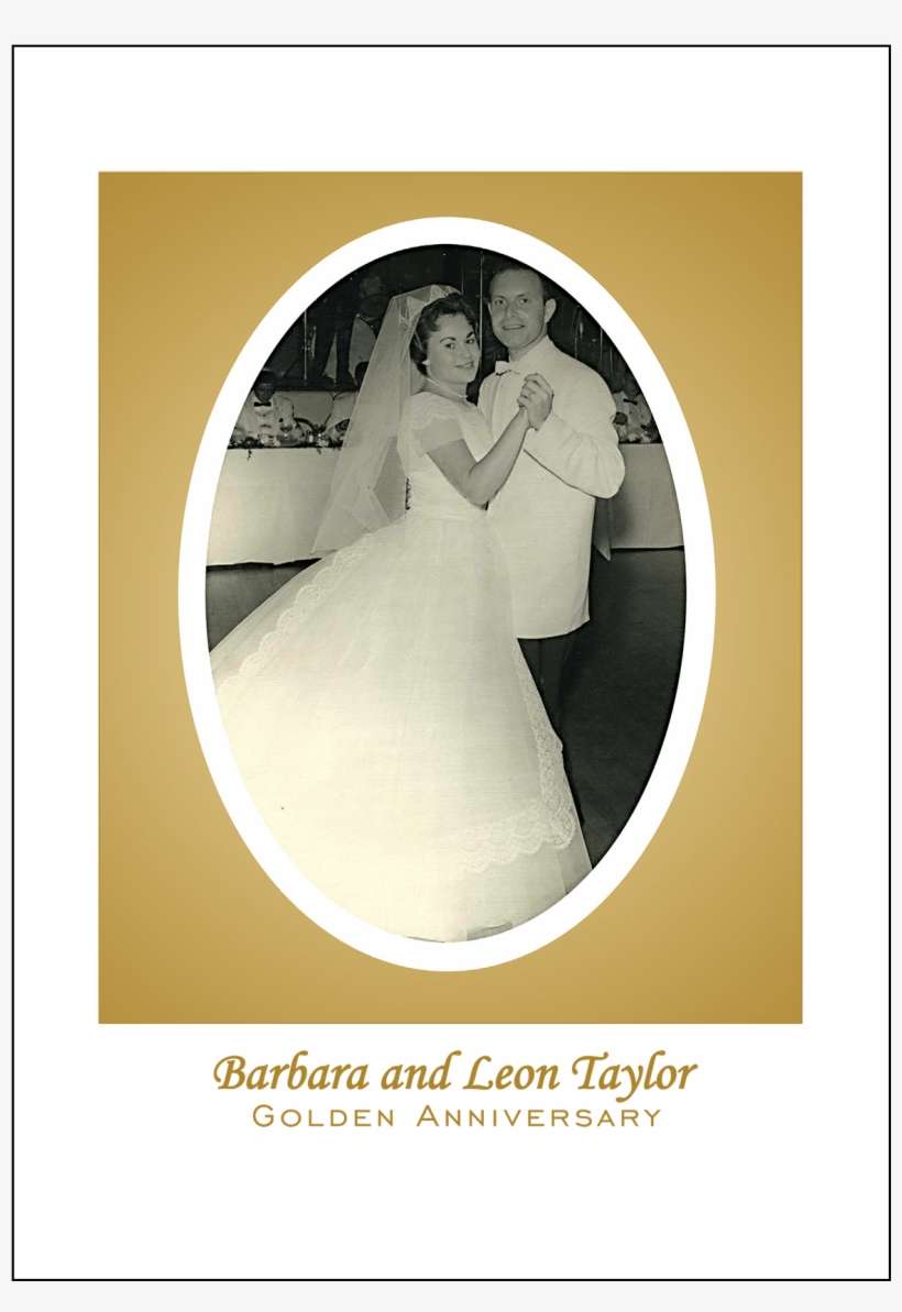 Cover Of 50th Wedding Anniversary Party Invitation - Poster, transparent png download