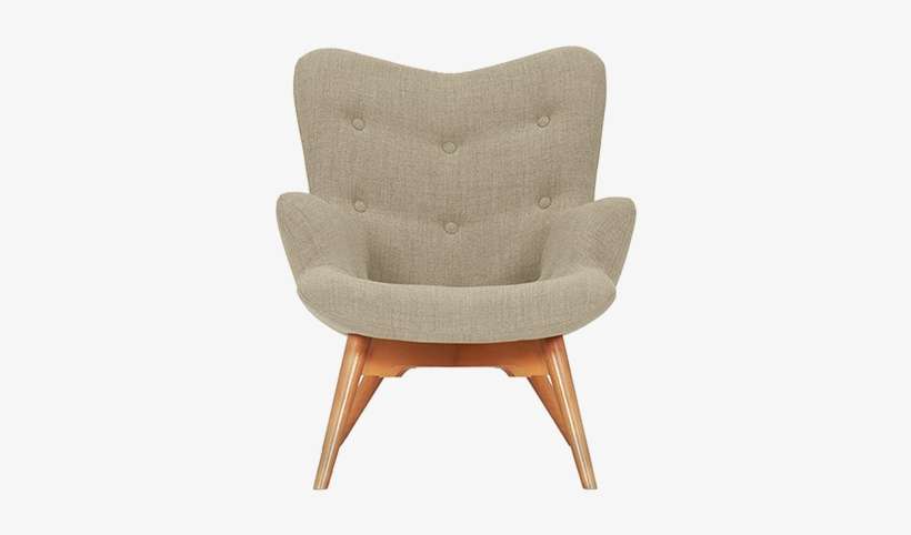 Web Peacock Wing Back Chair - Hygena - Angel - Fabric Chair - Yellow, transparent png download