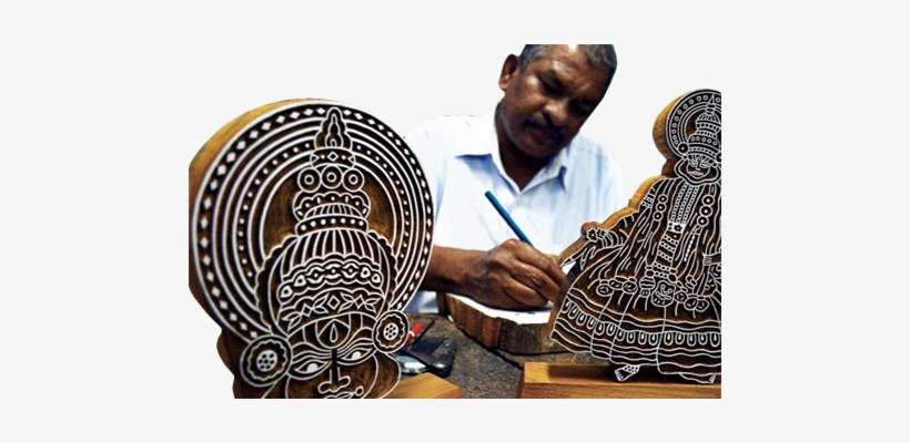 Craftedindia Is One Stop Destination For Exclusive - Kalamkari Blocks Design, transparent png download