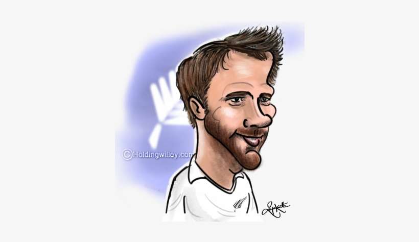 Kane Williamson New Zealand Test Cricket - Kane Williamson Kohli Carton, transparent png download