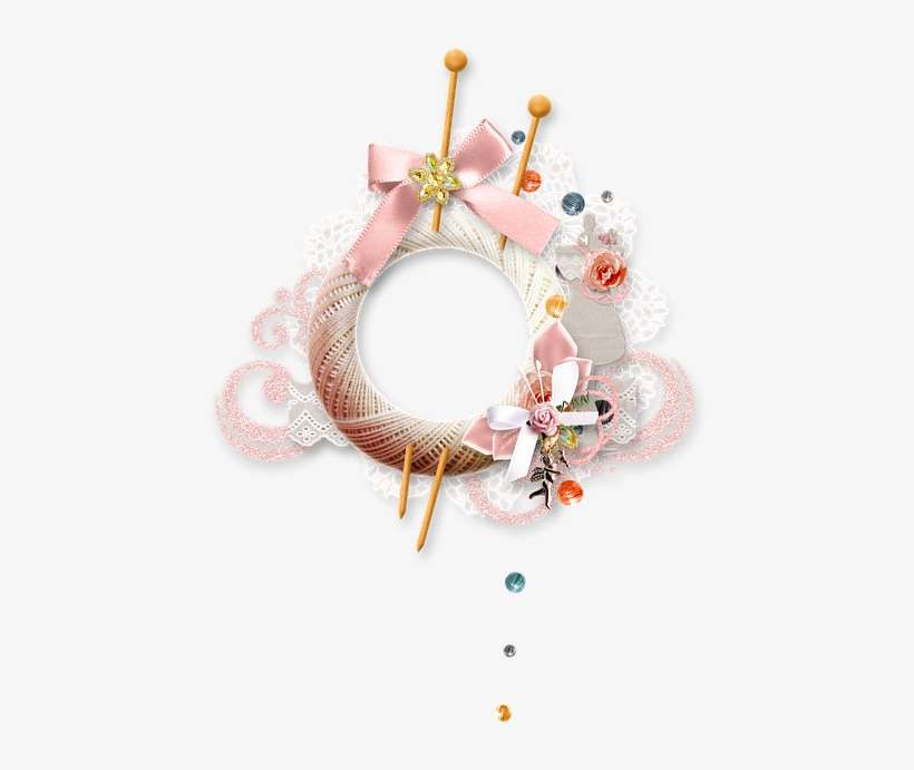Frame, Photo Frame, Photoshop, Digital Frame, Handmade - Рамка Для Фотошопа Png Вязание, transparent png download