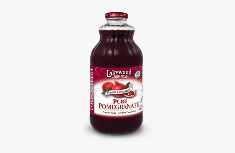 Lakewood Premium Pure Pomegranate Juice, 32 Ounce (pack - Lakewood Pomegranate Juice, transparent png download