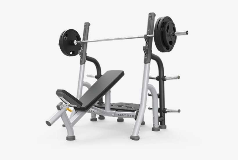 Workout Machine Png Transparent Picture - Matrix Olympic Incline Bench, transparent png download