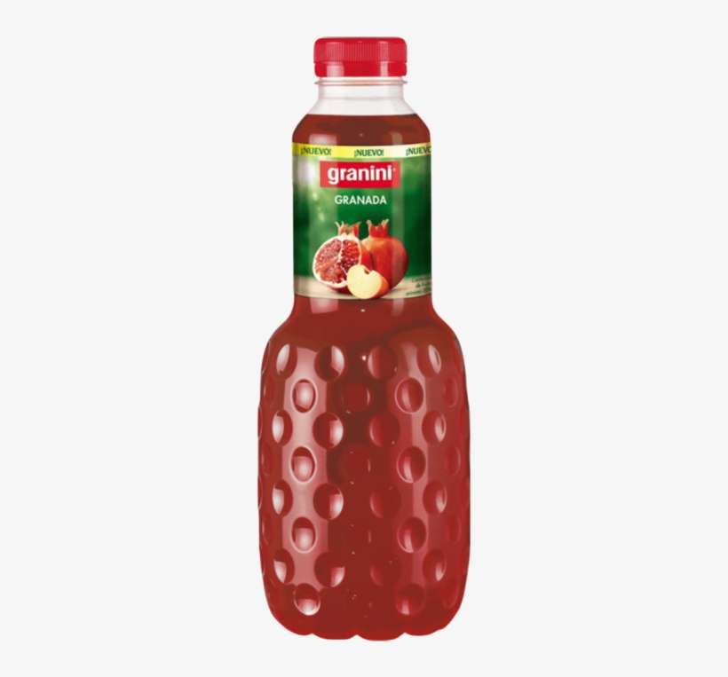 Granini Pomegranate Juice Bottle 1 L - Granini Orange With Pulp, transparent png download
