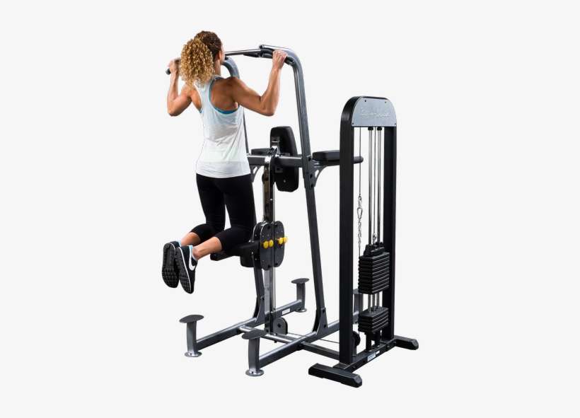 Pro Select Weight Assisted Chin Dip Machine - Fcd Stk Body Solid, transparent png download