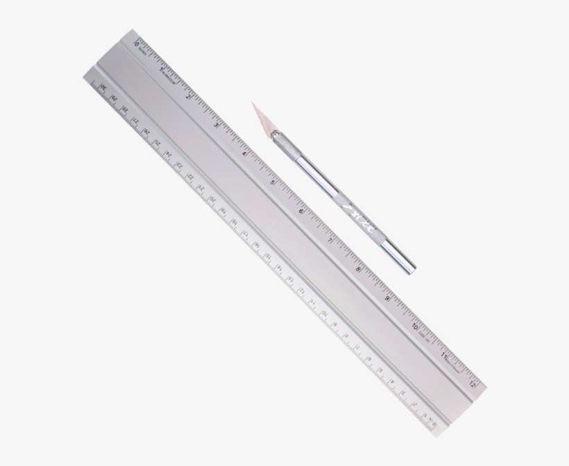 12" Office Ruler - Ruler, transparent png download