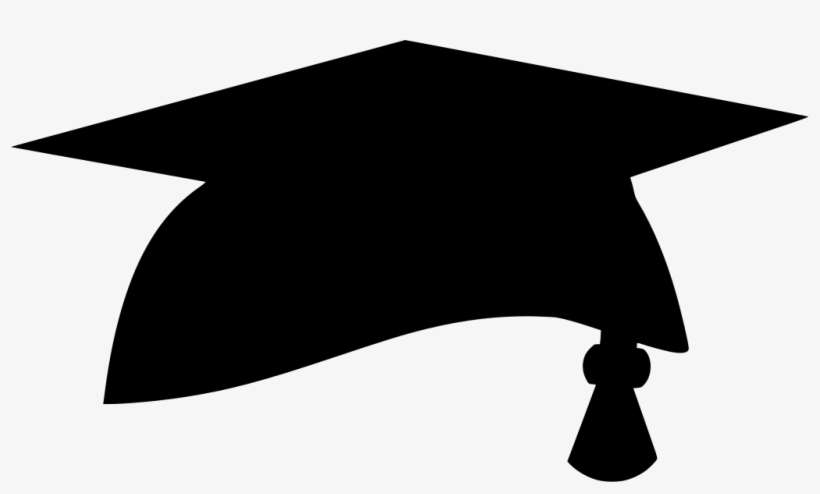 Download Png - Black Graduation Hat Png, transparent png download