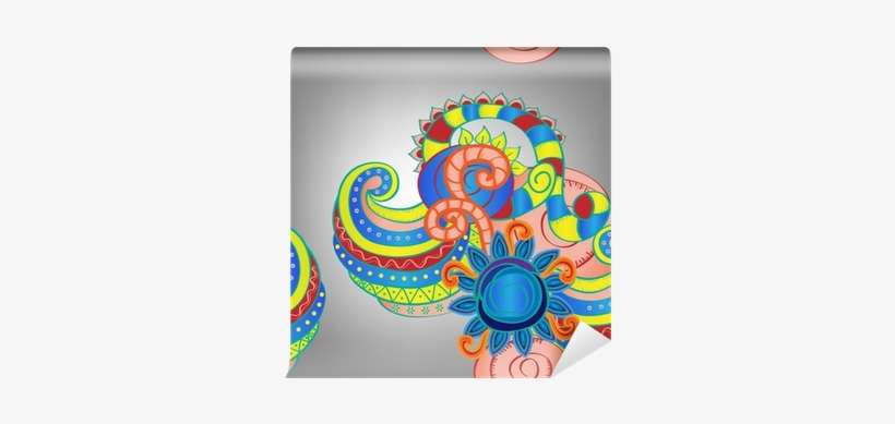 Vector Congratulations Banner With Abstract Flowers - Raster Graphics, transparent png download