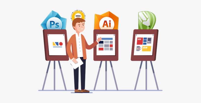 We Can Help Your Company Build A Strong, Effective - Graphic Designer Cartoon Png, transparent png download