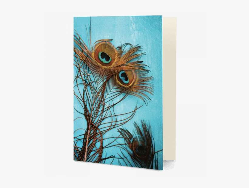 Society6 3 Peacock Feathers Cool Throw Blanket - 51", transparent png download