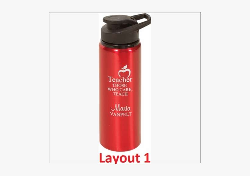 Water Bottle - Pgd Engravables Engravable Thermal Mug-red, Black, transparent png download