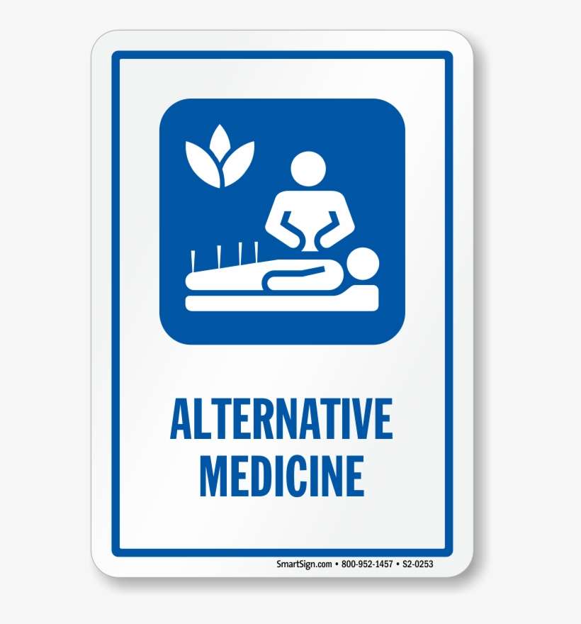 Alternative Medicine Sign With Natural Medical Therapies - Hospital Waiting Room Sign, transparent png download