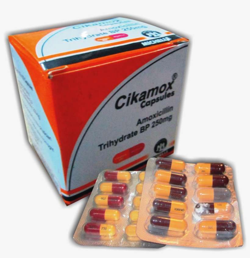 Cikamox Capsules - Capsule, transparent png download