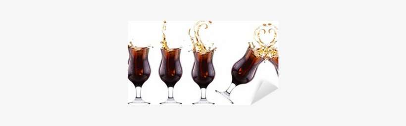 Fresh Cola Drink Background With Splash Sticker • Pixers® - Drink, transparent png download