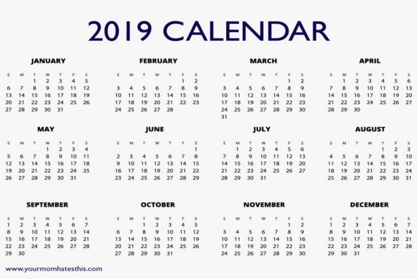 19 Calendar Printable Clipart Calendar 0 Thai Calendar 18 Holidays Png Image Transparent Png Free Download On Seekpng