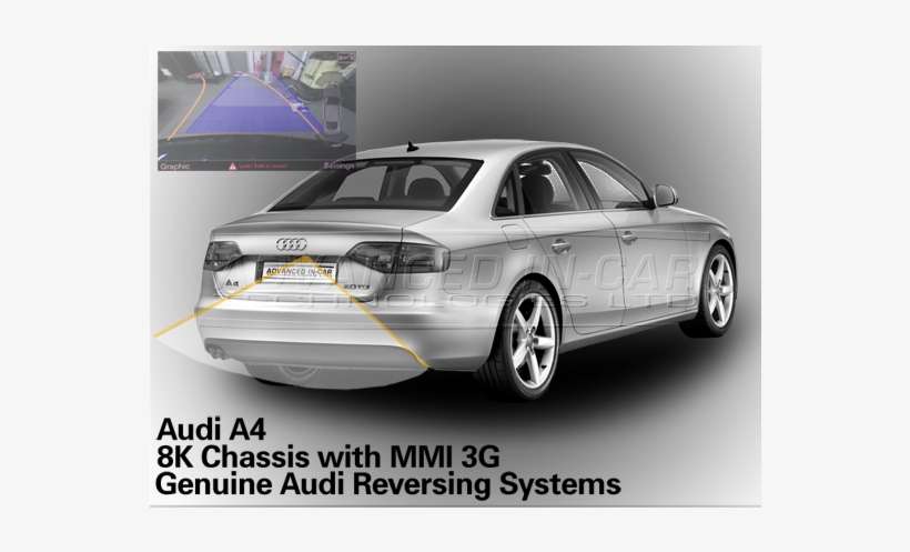 Audi A4 8k Reversing Camera Retrofit - Car Reversing Camera Audi A6, transparent png download