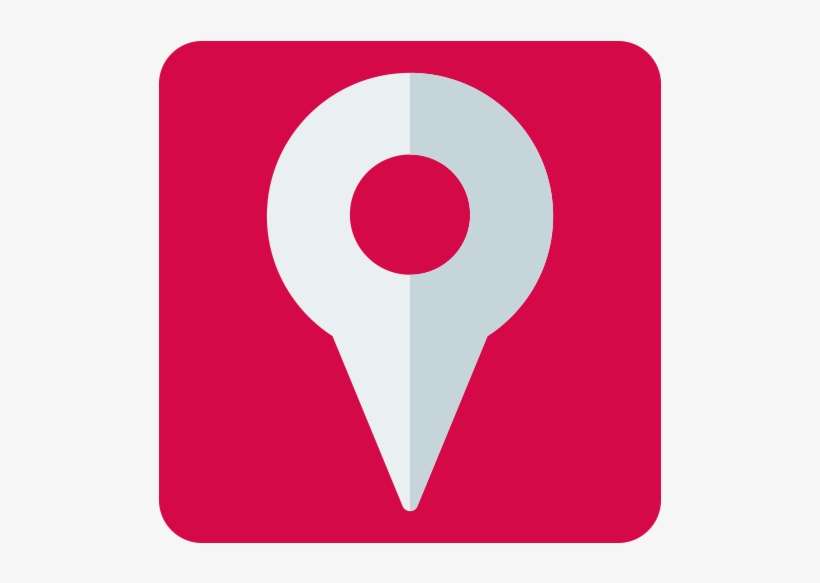 Flat Location Icon Symbol, Location Clipart, Flat, - Icon, transparent png download