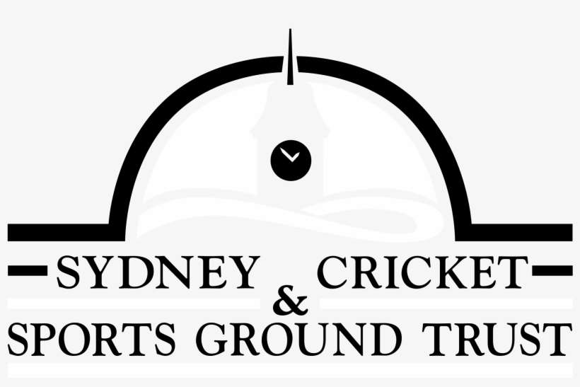 Sydney Cricket & Sports Ground Trust Logo Black And - Sydney Cricket And Sports Ground Trust, transparent png download
