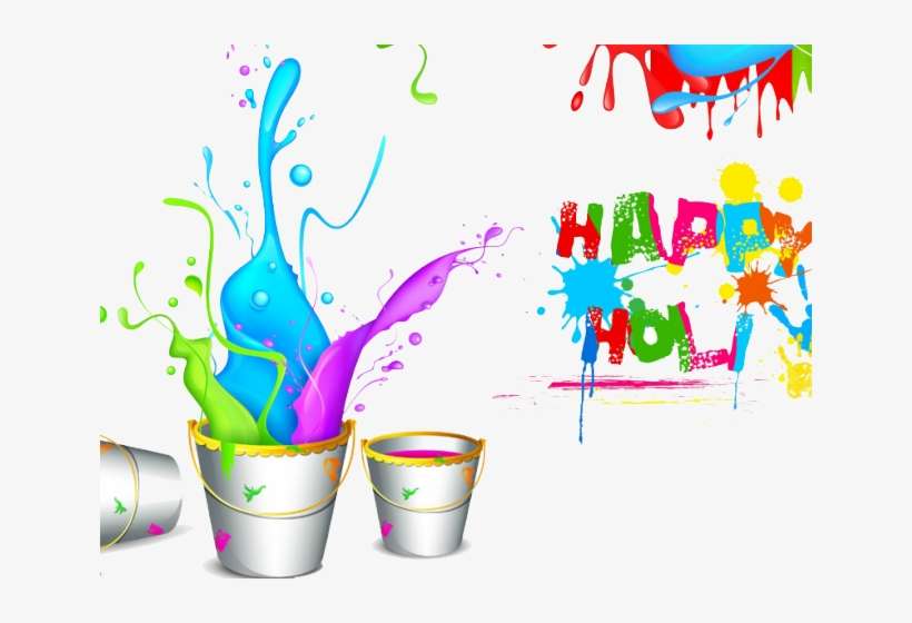 Happy Clipart Holi - Happy Holi Transparent Background, transparent png download