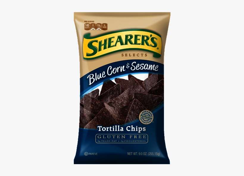 Blue Corn Sesame Tortilla Chips, transparent png download