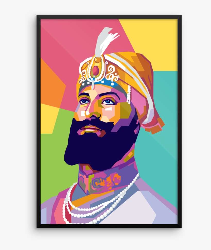 Guru Gobind Framed Print - Guru Gobind Singh, transparent png download