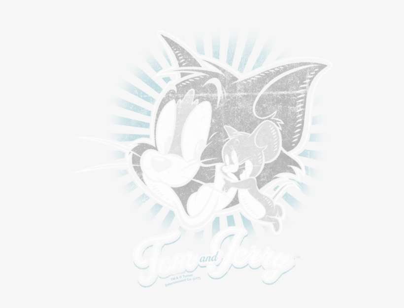 Tom And Jerry Classic Pals Men's Slim Fit T-shirt - Illustration, transparent png download