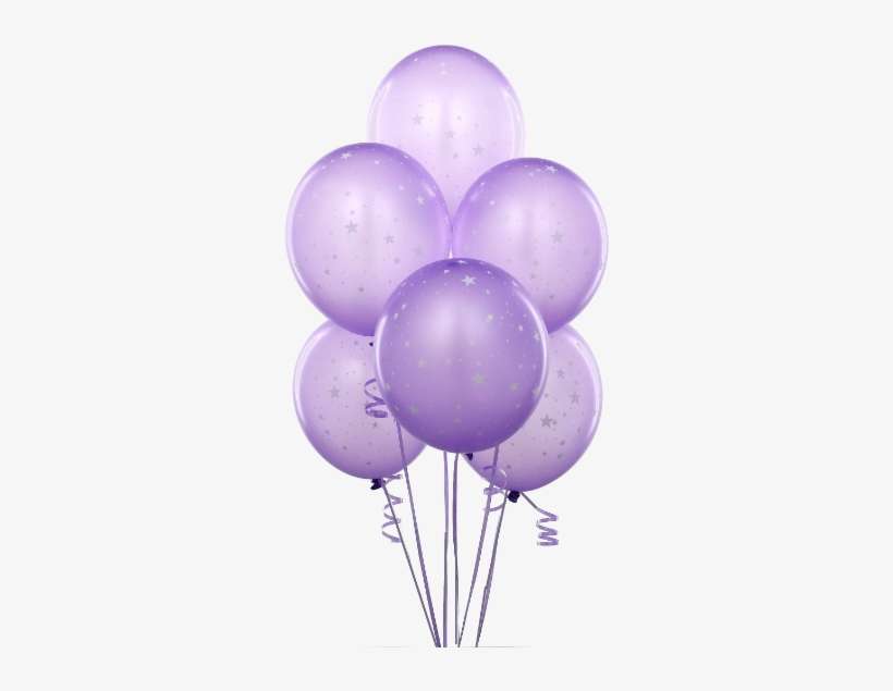 But I'll Weight Them With Marbles, And Hang Them Upside - Purple Balloons Transparent Background, transparent png download