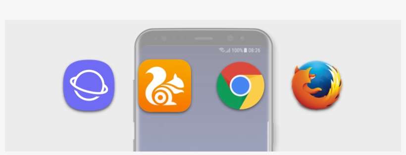 Samsung Browser, Uc Browser, Chrome, And Firefox - Hp L1706 - 17" Lcd Monitor - Silver/carbonite, transparent png download