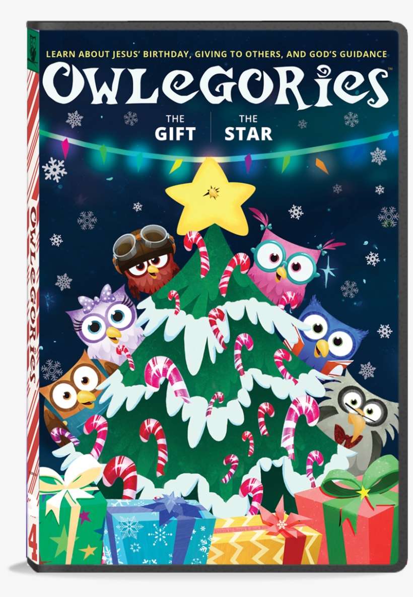Owlegories Christmas Dvd - Owlegories Vol. 4: The Christmas Gift, transparent png download