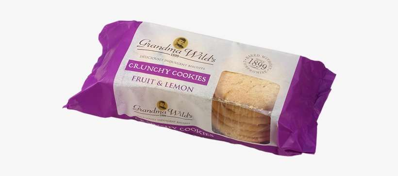 0103 Crunchy Fruit & Lemon Web - Grandma Wilds Crunchy Cookies Fruit & Lemon 200g, transparent png download