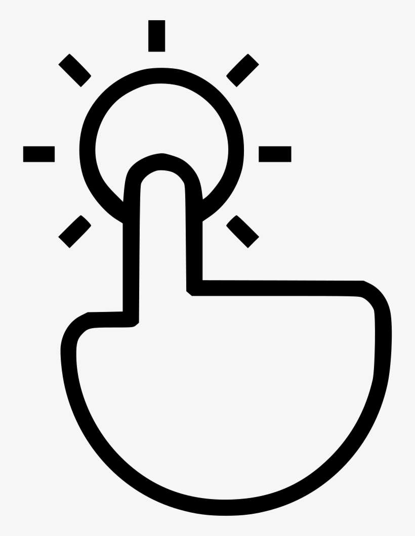 Pay Per Click Hand Touch Marketing Seo Comments - Vector Graphics, transparent png download