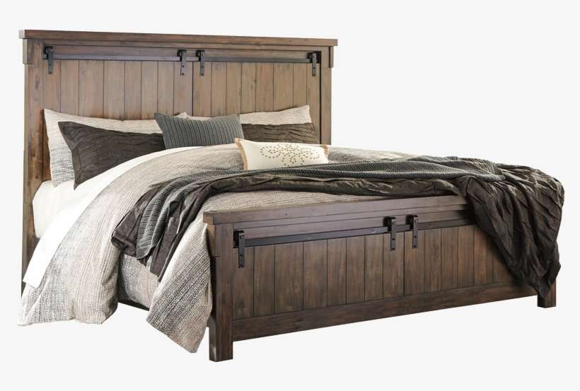 Shop Bedroom Deals - Lakeleigh Brown Queen Panel Bed, transparent png download