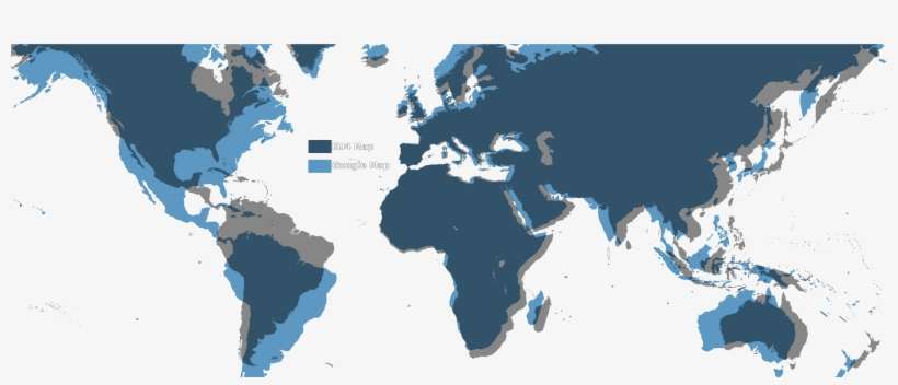Eu4 Map Compared To Google Map - World Map Chocolate, transparent png download