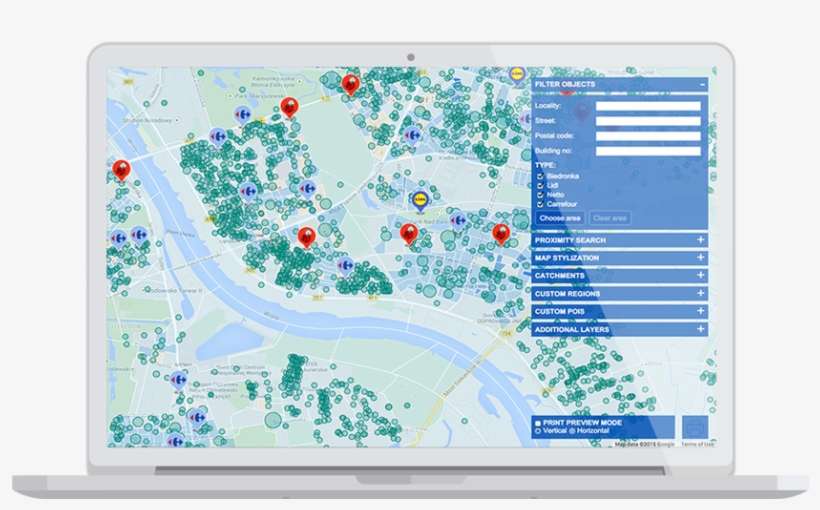 This Solution Also Enables Layering Data On Top Of - Geomarketing Google, transparent png download