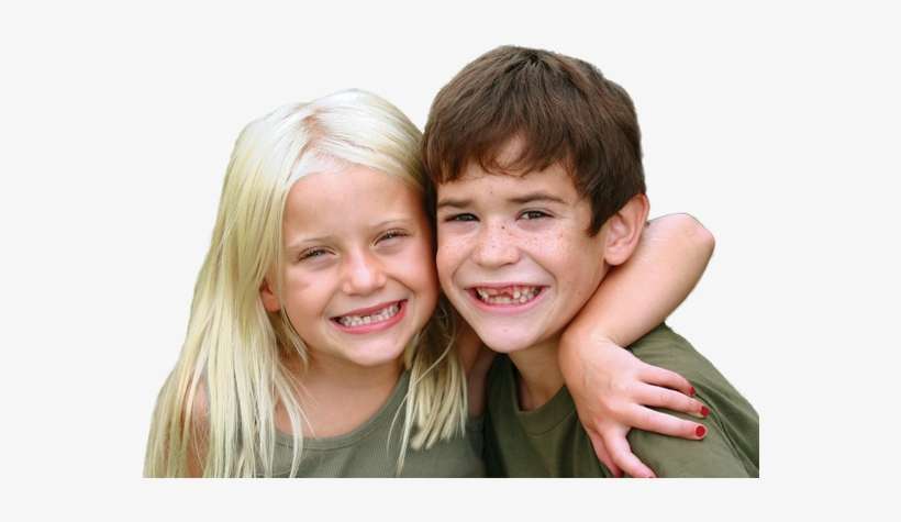 Brother-sister - Dot Border Brown Holiday Photo Cards, transparent png download