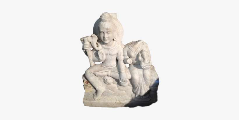 Soapstone Tridevi - Sculpture, transparent png download