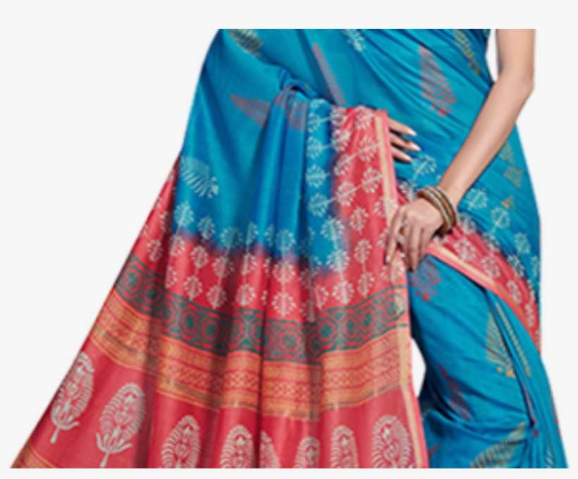 Chanderi Silk Saree - Silk, transparent png download