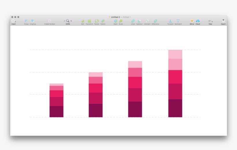 Tame Stacked Bar Charts In Sketch - Imaginary Unit, transparent png download