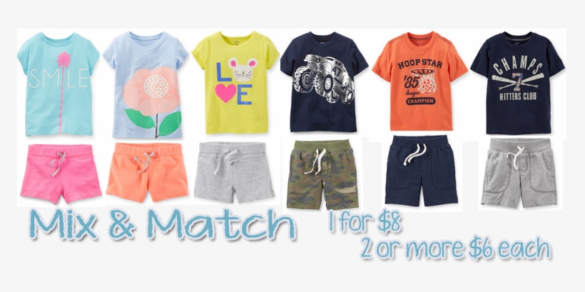 Carter's Spring Apparel Coupon - Carters Playera Hoop Star 18m, transparent png download
