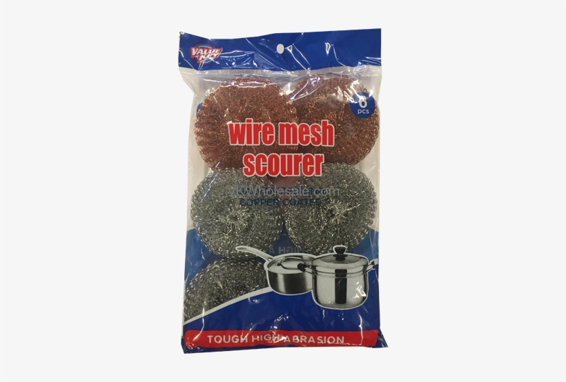 Value Key Galvanized & Copper Coated Wire Mesh Scourer - Hay, transparent png download